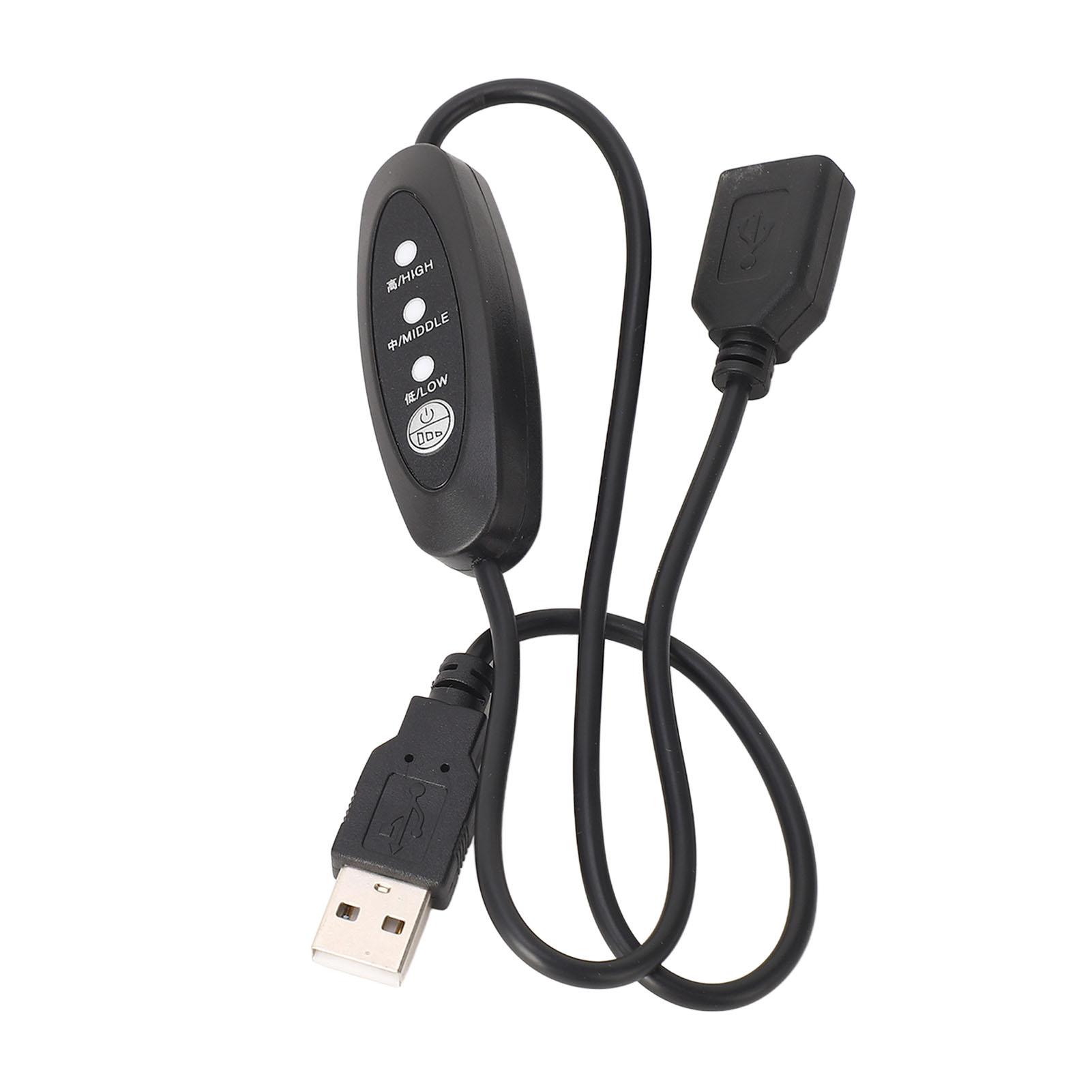 USB5V Thermostat Extension Cord Male in Female Out Flexible PVC Insulating Sheath Temperature Controller Wire
USB5V Thermostat Extension Cord Male in Female Out Flexible PVC Insulating Sheath Temperature Controller Wire