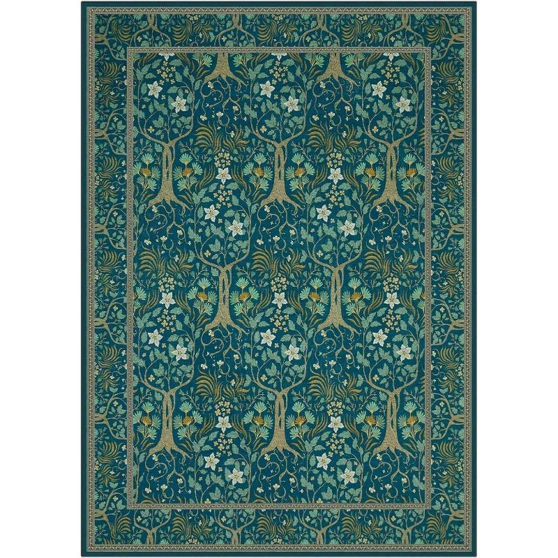 Retro Floral Living Room Carpet Non-slip Machine Washable Floor Mat Modern Light Luxury Sofa Coffee Table Rug Home Decoration 50X80cm
Retro Floral Living Room Carpet Non-slip Machine Washable Floor Mat Modern Light Luxury Sofa Coffee Table Rug Home Decoration 50X80cm