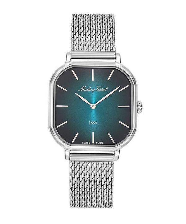 Женские часы Mathey-Tissot Monsoon Square из нержавеющей стали с зеленым циферблатом, кварцевые D7917AV зелёный
Женские часы Mathey-Tissot Monsoon Square из нержавеющей стали с зеленым циферблатом, кварцевые D7917AV зелёный