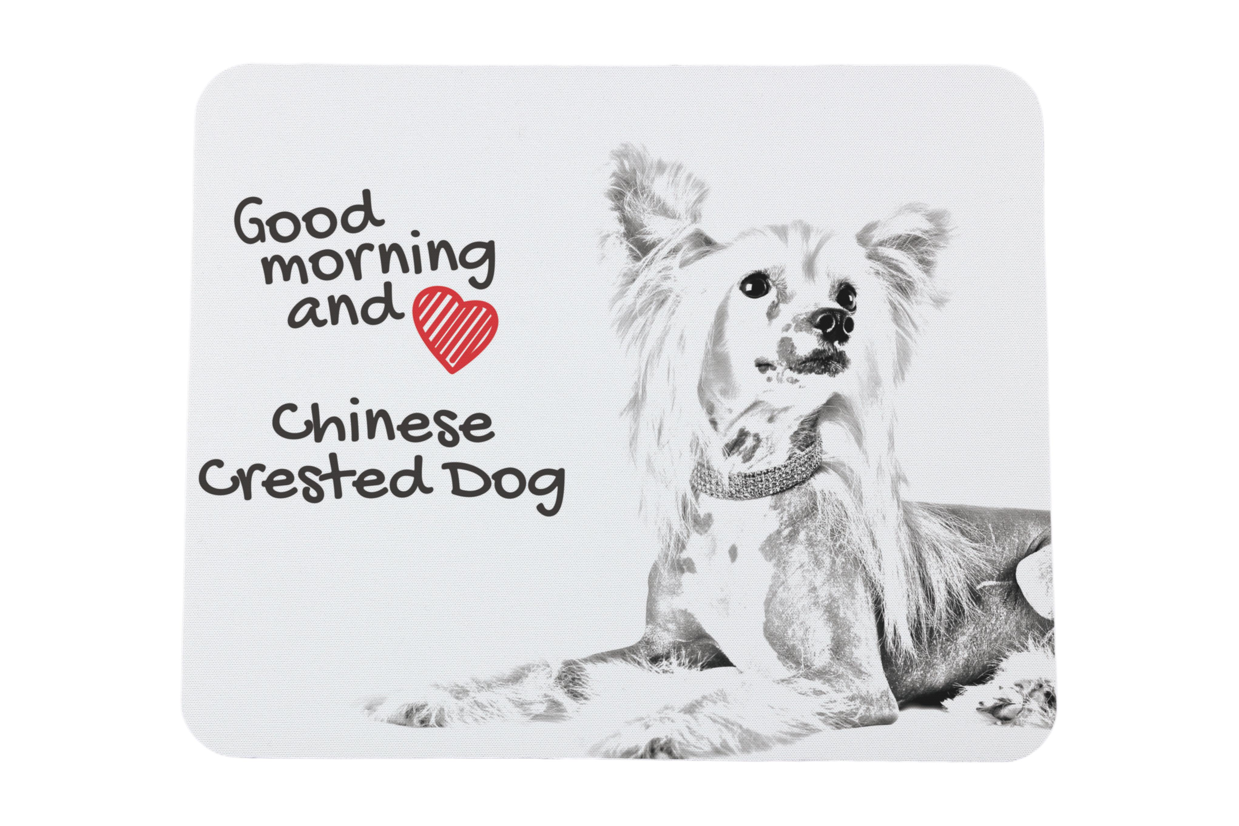 Chinese Crested Dog, Puff - mouse pad with print, personalized dog-themed mouse pad, unique gadget for an office worker by Art-Dog brand білий
Chinese Crested Dog, Puff - mouse pad with print, personalized dog-themed mouse pad, unique gadget for an office worker by Art-Dog brand білий