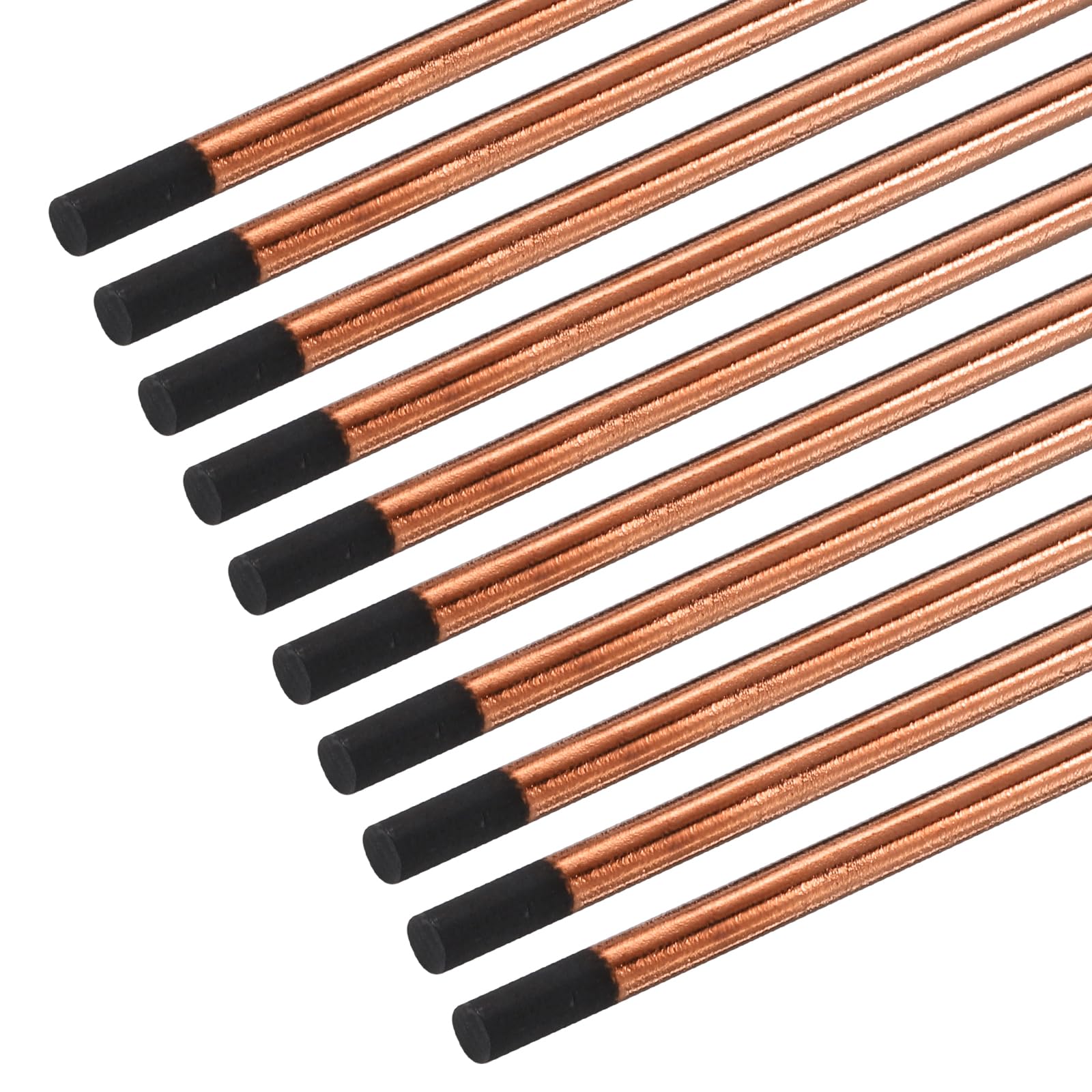 PATIKIL 20pcs Carbon Arc Air Gouging Rod Copper Graphite Coated Gouging Electrode Rod for Welding 10mmx305mm(3/8 x12 ) латунний
PATIKIL 20pcs Carbon Arc Air Gouging Rod Copper Graphite Coated Gouging Electrode Rod for Welding 10mmx305mm(3/8 x12 ) латунний