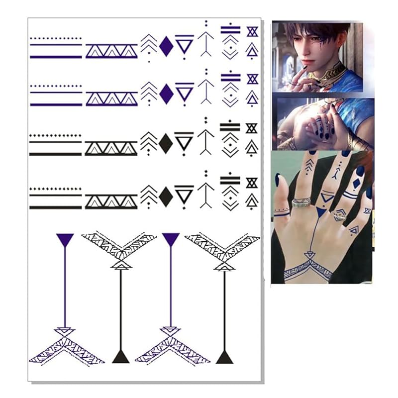 love and deep sky Homura tattoo sticker tattoo sticker cosplay Goods sticker cosplay accessories cosplay tools waterproof (2 sheets)
love and deep sky Homura tattoo sticker tattoo sticker cosplay Goods sticker cosplay accessories cosplay tools waterproof (2 sheets)