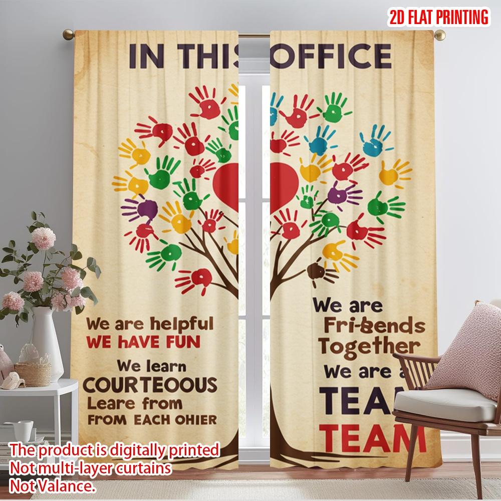 2pcs 2D flat printing Drapes Office decor inspirational tree hands Fabric Without Electricity Festive Curtains for Holiday Home 52.50×116.00 CM 2pcs
2pcs 2D flat printing Drapes Office decor inspirational tree hands Fabric Without Electricity Festive Curtains for Holiday Home 52.50×116.00 CM 2pcs