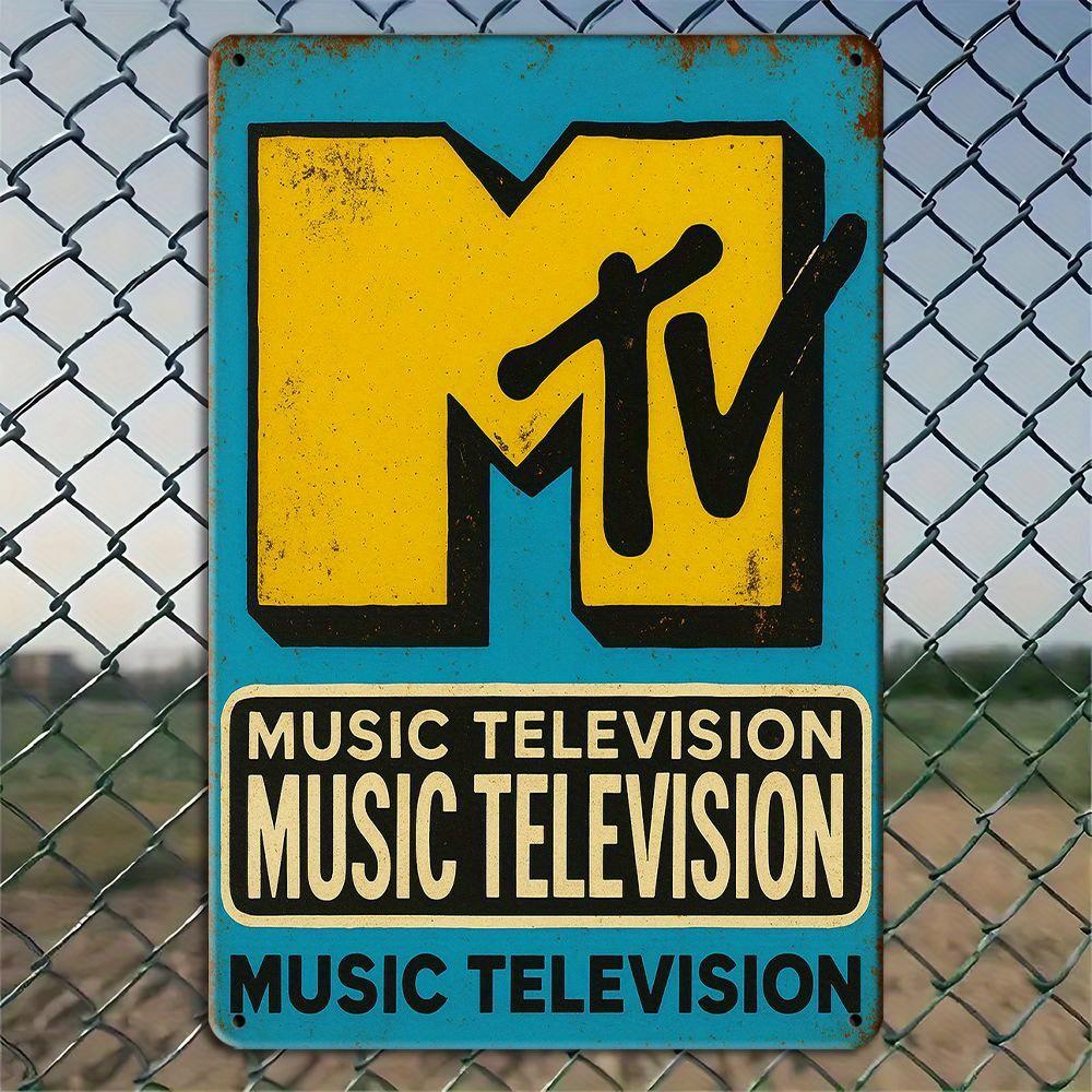 Vintage MTV Logo Sign - 20.32x30.48cm Retro Metal Wall Art for Music & Cafe Spaces чистий
Vintage MTV Logo Sign - 20.32x30.48cm Retro Metal Wall Art for Music & Cafe Spaces чистий
