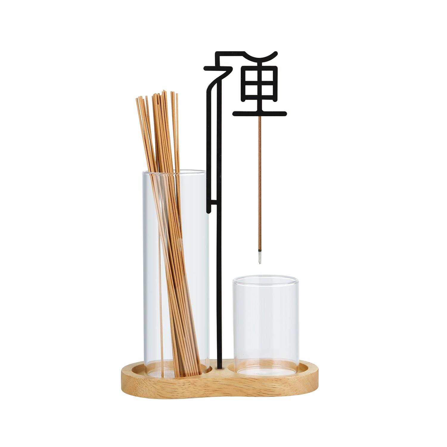 Chinese Zen Incense Holder Anti-Ash Flying Incense Burner with Glass Ash Catcher and Incense Sticks Organizer Home Decor
Chinese Zen Incense Holder Anti-Ash Flying Incense Burner with Glass Ash Catcher and Incense Sticks Organizer Home Decor