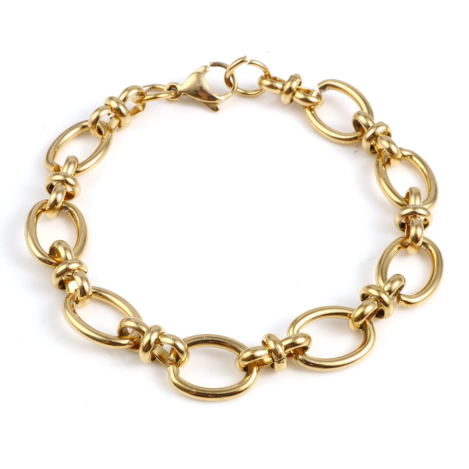 1 Piece Hiphop Punk Stainless Steel Oval Bracelets Trendy Chains Bracelet For Men Women Jewelry Gifts 19.5cm long
1 Piece Hiphop Punk Stainless Steel Oval Bracelets Trendy Chains Bracelet For Men Women Jewelry Gifts 19.5cm long