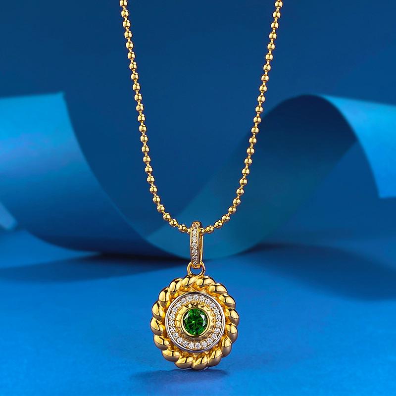 Lulu Tong S925 Silver Bohemian Round Pendant Necklace - Fashionable and Versatile Telescopic Design 925 Silver синий/алмаз
Lulu Tong S925 Silver Bohemian Round Pendant Necklace - Fashionable and Versatile Telescopic Design 925 Silver синий/алмаз