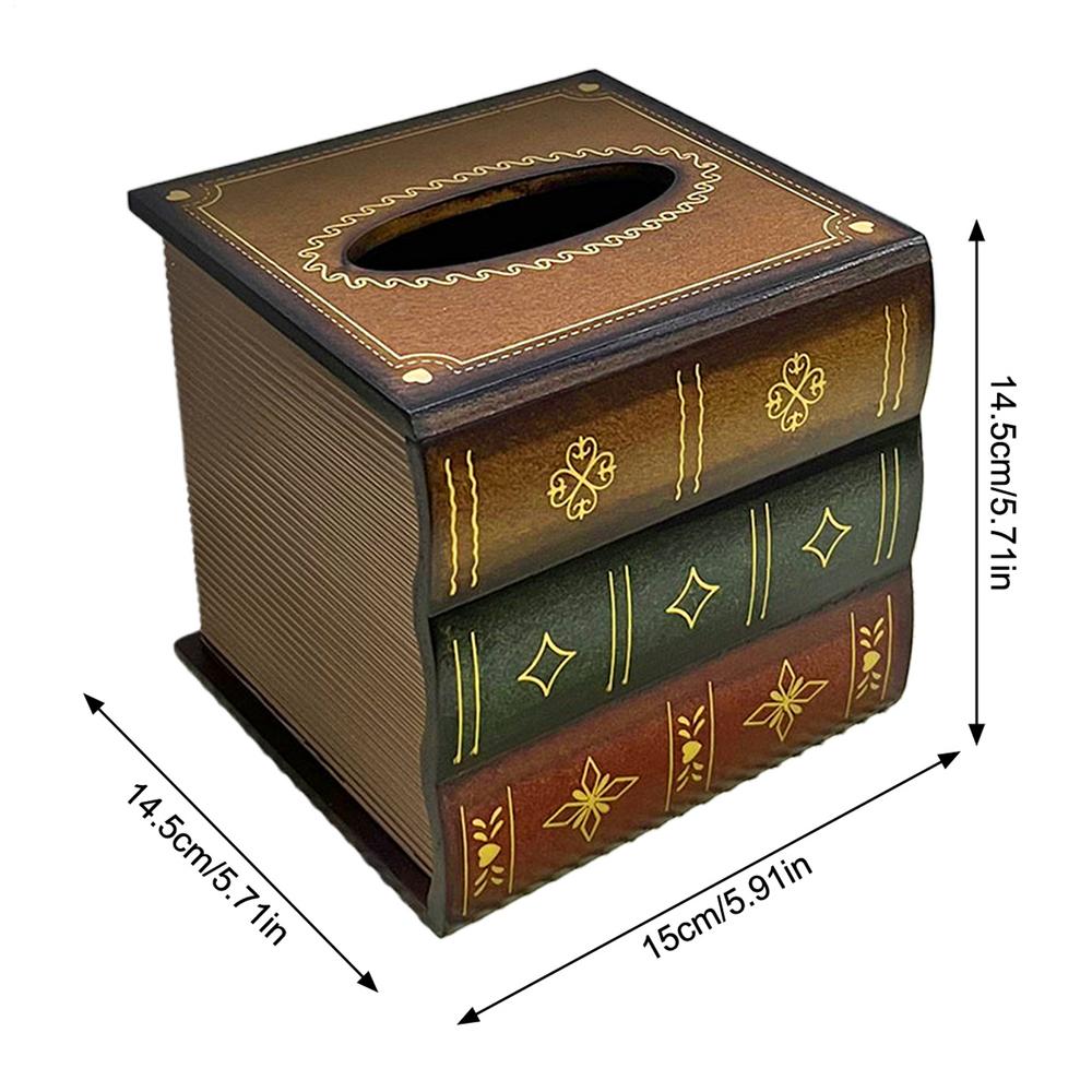 Tissue Box Holder Square Book Shape Napkin Organizer Case Facial Paper Organizer For Night Stands Bathrooms Dining Rooms
Tissue Box Holder Square Book Shape Napkin Organizer Case Facial Paper Organizer For Night Stands Bathrooms Dining Rooms