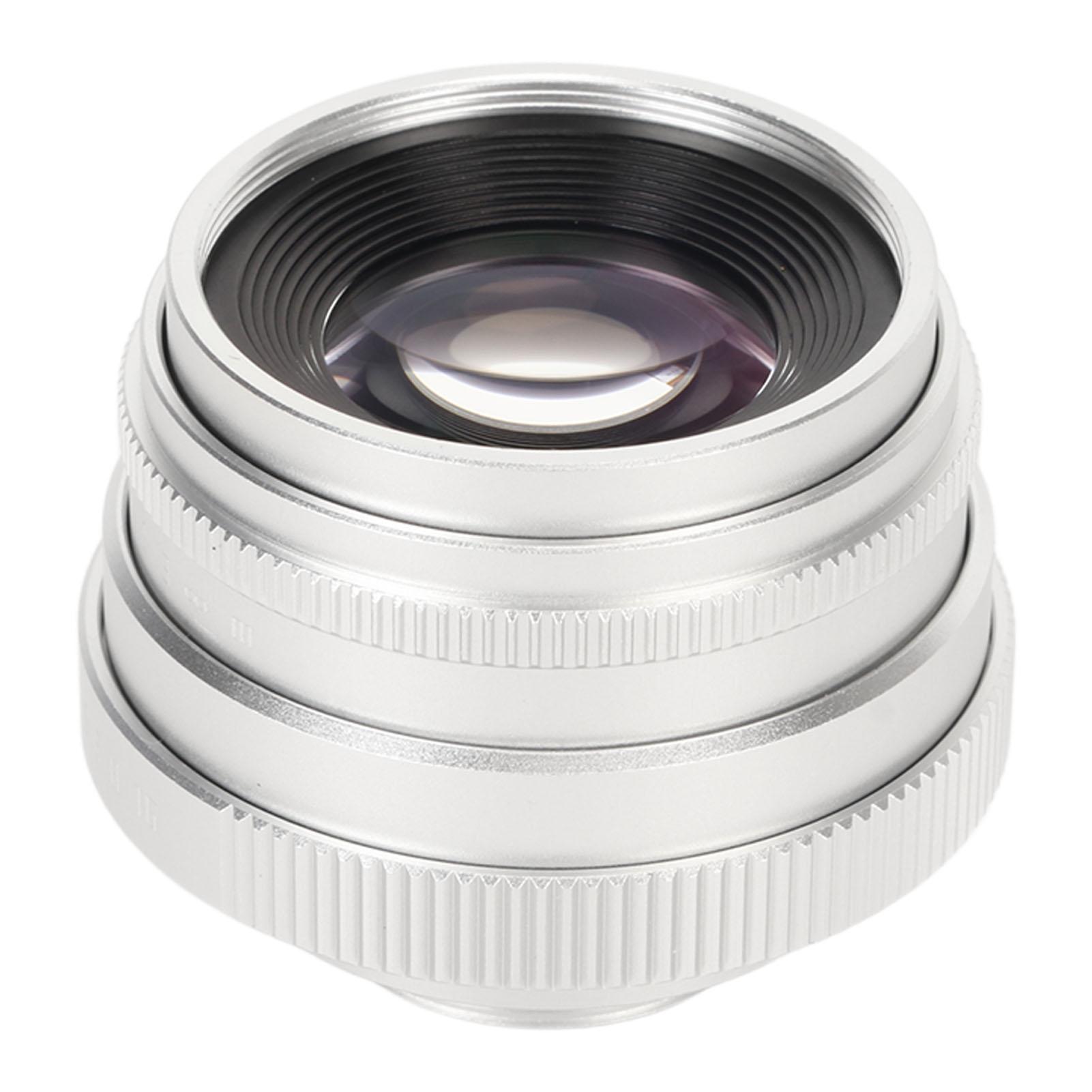 35mm Manual Focus Lens F1.6 C Mount Large Aperture Manual Focus Prime Lens for Mirrorless Cameras
35mm Manual Focus Lens F1.6 C Mount Large Aperture Manual Focus Prime Lens for Mirrorless Cameras