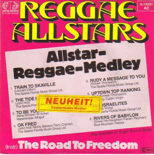 7-дюймовая пластинка REGGAE ALLSTARS AllstarReggaeMedley 61333101 Jupiter Records 1981 Германия Регги Ска Даб Б/у
7-дюймовая пластинка REGGAE ALLSTARS AllstarReggaeMedley 61333101 Jupiter Records 1981 Германия Регги Ска Даб Б/у