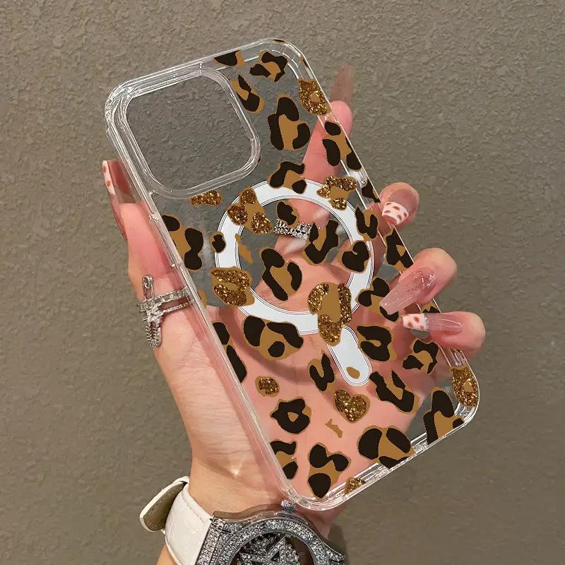 Coffee Leopard Print Magnetic iPhone Protective Case for Apple 12/13/15/17 Pro - Anti-Drop, Hard Shell. Apple 13 PRO
Coffee Leopard Print Magnetic iPhone Protective Case for Apple 12/13/15/17 Pro - Anti-Drop, Hard Shell. Apple 13 PRO