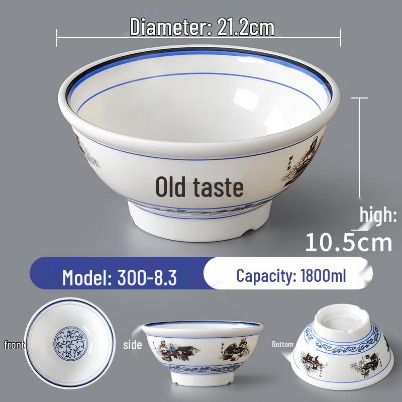 Ruhan Commercial Melamine Noodle & Soup Bowl, 2-Pack
Ruhan Commercial Melamine Noodle & Soup Bowl, 2-Pack