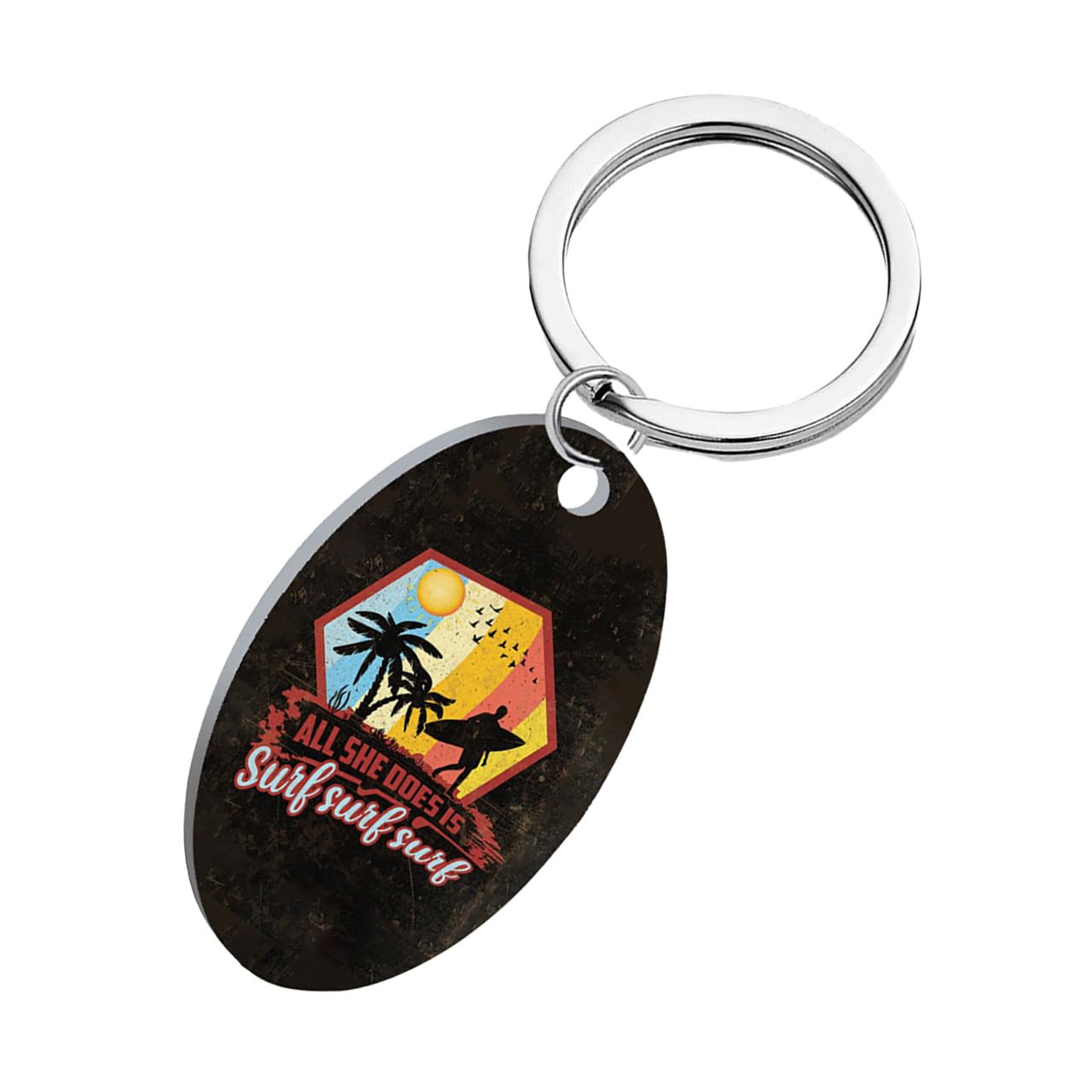 Buzz Selection Surfing Wave Keychain, Stylish Accessory, Gift for Men and Women, AC504(ht2)
Buzz Selection Surfing Wave Keychain, Stylish Accessory, Gift for Men and Women, AC504(ht2)
