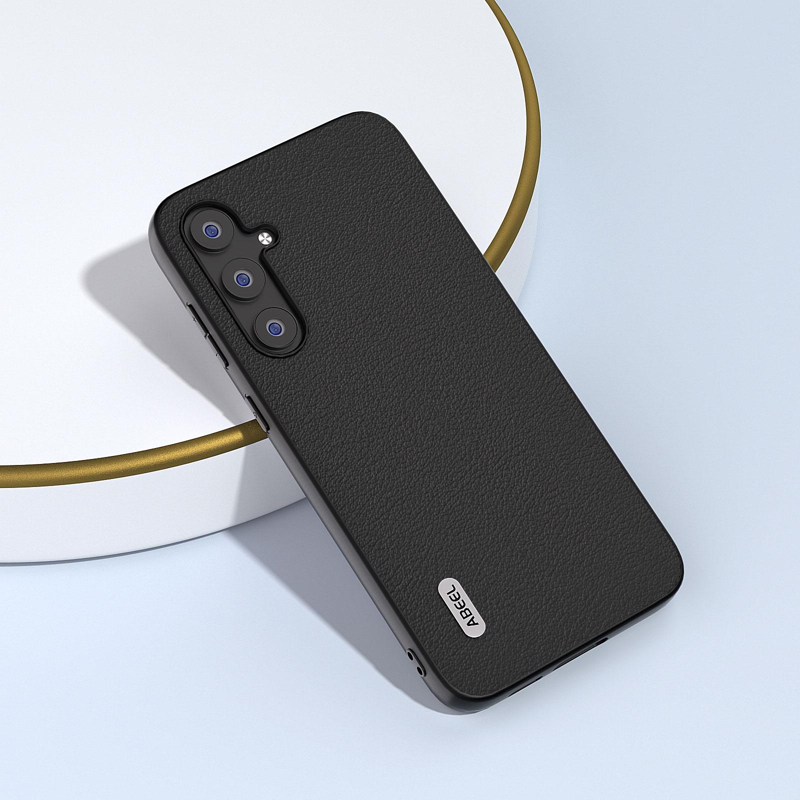 ABEEL For Samsung Galaxy S23 FE Protective Case Genuine Cow Leather+PC+TPU Phone Cover Black
ABEEL For Samsung Galaxy S23 FE Protective Case Genuine Cow Leather+PC+TPU Phone Cover Black