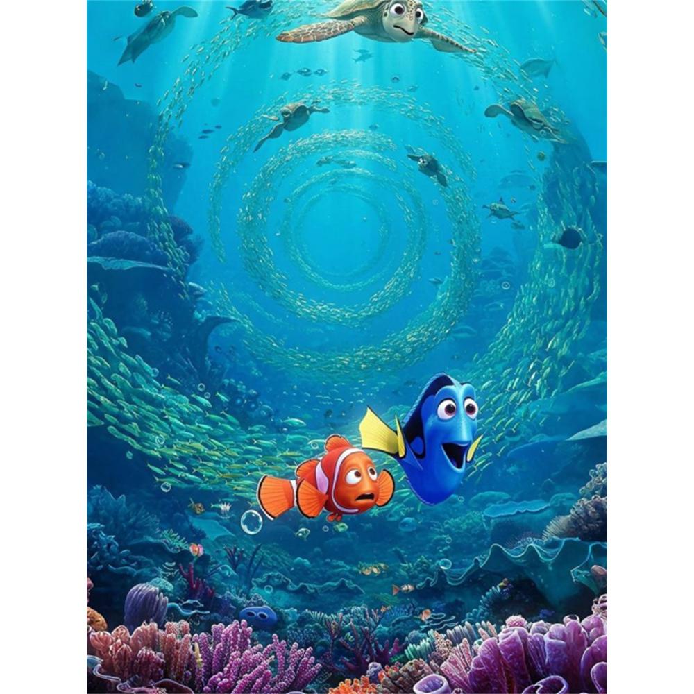 Disney 5D DIY Diamond Painting Finding Nemo Turtle Ocean Current Illustration Embroidered Mosaic Cross Stitch Home Decor Gifts and Crafts Round 20x30cm
Disney 5D DIY Diamond Painting Finding Nemo Turtle Ocean Current Illustration Embroidered Mosaic Cross Stitch Home Decor Gifts and Crafts Round 20x30cm