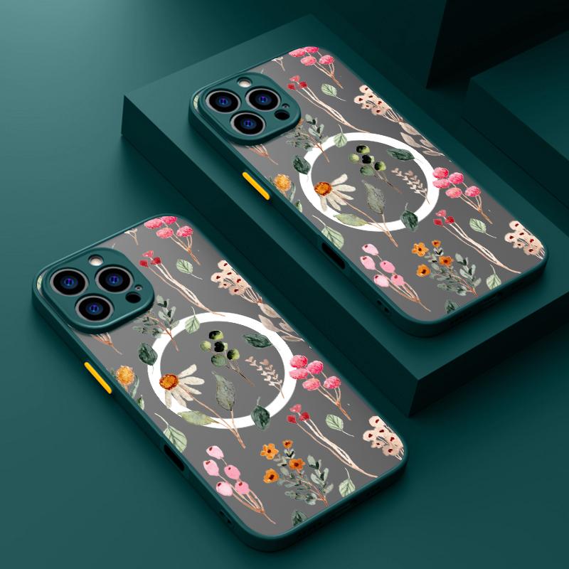 Fashion Flower Pattern Clear for MagSafe Case For iPhone 16 Pro Max 15 Plus 14 13 12 Pro 11 8 7 Matte Slim Shockproof Soft Edge Magnetic Phone Cover iPhone 16 чёрный
Fashion Flower Pattern Clear for MagSafe Case For iPhone 16 Pro Max 15 Plus 14 13 12 Pro 11 8 7 Matte Slim Shockproof Soft Edge Magnetic Phone Cover iPhone 16 чёрный