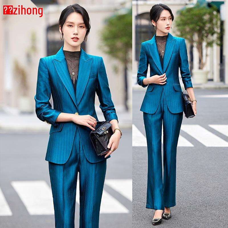 Zihong High-End Acetate Satin Striped Suit Jacket 2024 - Spring/Autumn Goddess Workwear. 2XL
Zihong High-End Acetate Satin Striped Suit Jacket 2024 - Spring/Autumn Goddess Workwear. 2XL