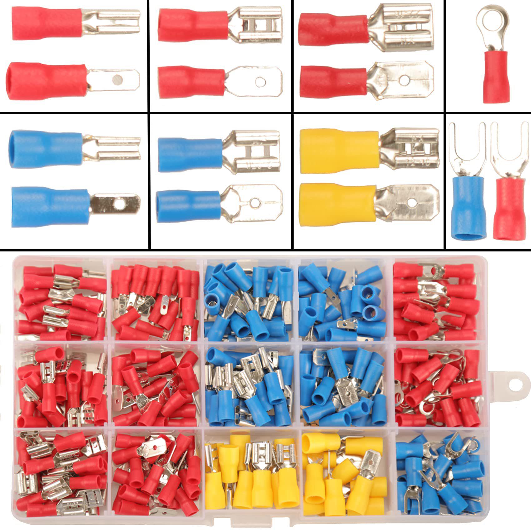 280PCS Boxed Pre-Insulated Terminal Set - Male/Female Connector Kit 280PCS Set різнокольоровий
280PCS Boxed Pre-Insulated Terminal Set - Male/Female Connector Kit 280PCS Set різнокольоровий