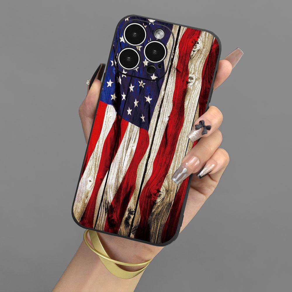 Захисний чохол із візерунком прапорця Apple iPhone 15 із захистом для лінз. Apple 13 чорний
Захисний чохол із візерунком прапорця Apple iPhone 15 із захистом для лінз. Apple 13 чорний