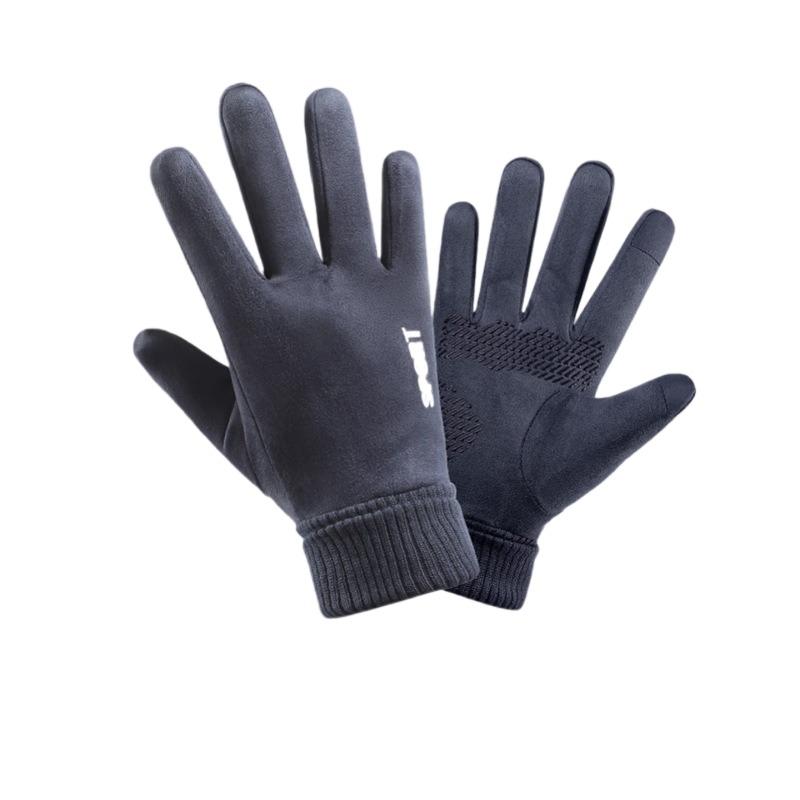 Touchscreen Suede Fabric Gloves Solid Color Mittens Soft Men Cycling Gloves Winter Autumn
Touchscreen Suede Fabric Gloves Solid Color Mittens Soft Men Cycling Gloves Winter Autumn