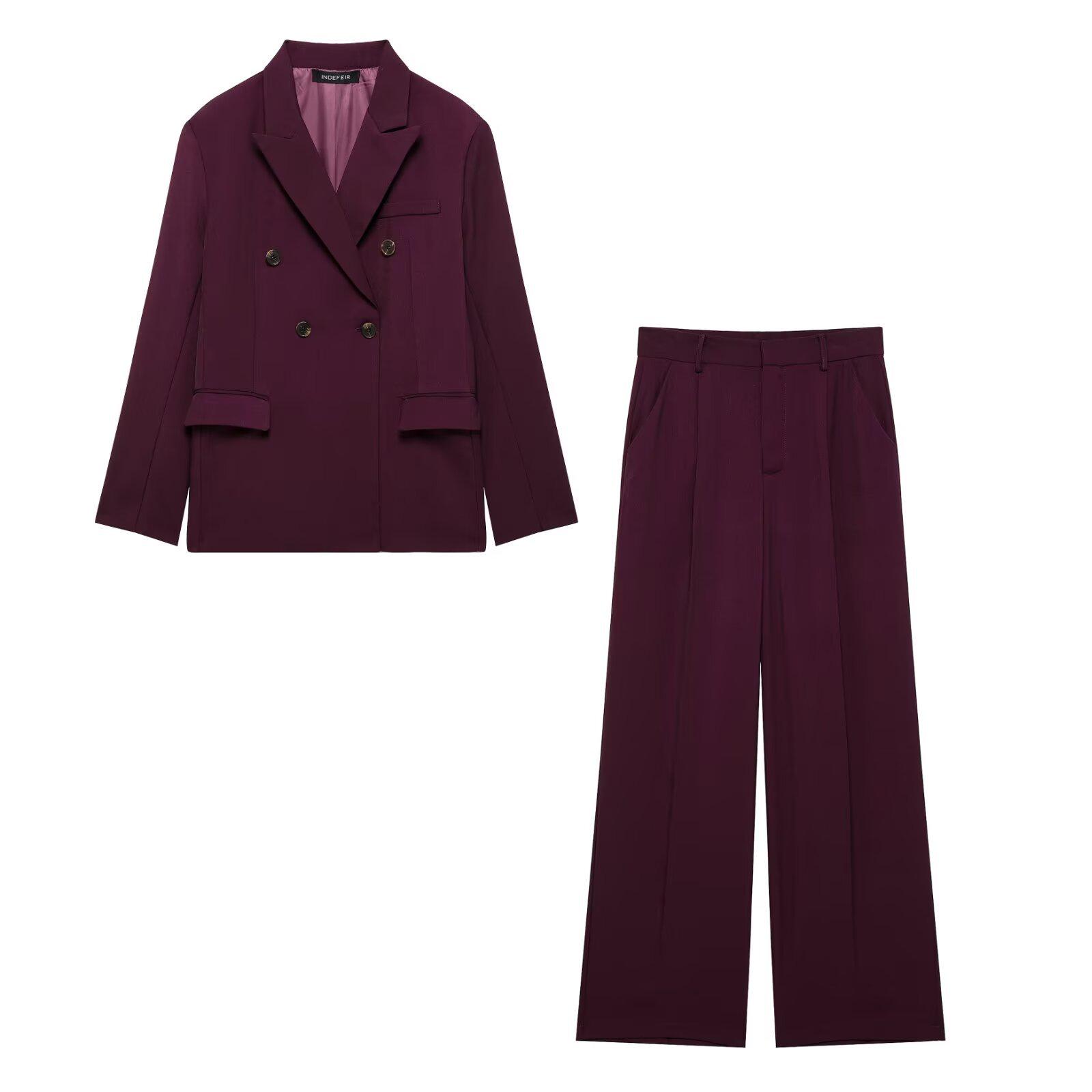 2025 Early Spring Women s Fashion Suit: European & American Style Jacket + Straight-Leg Pants Set XS
2025 Early Spring Women s Fashion Suit: European & American Style Jacket + Straight-Leg Pants Set XS