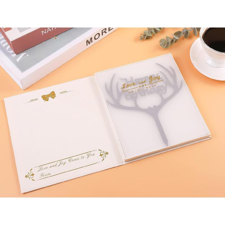 LOVENJOY Gift Boxed Antler Happy Birthday Cake Topper Black, Frosted Acrylic
LOVENJOY Gift Boxed Antler Happy Birthday Cake Topper Black, Frosted Acrylic
