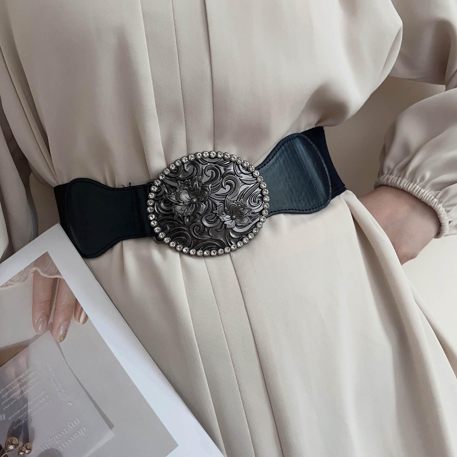 Xiaoxiangfeng Black Waist Seal Women S Elastic Elastic Belt With Dress Wide Belt
Xiaoxiangfeng Black Waist Seal Women S Elastic Elastic Belt With Dress Wide Belt