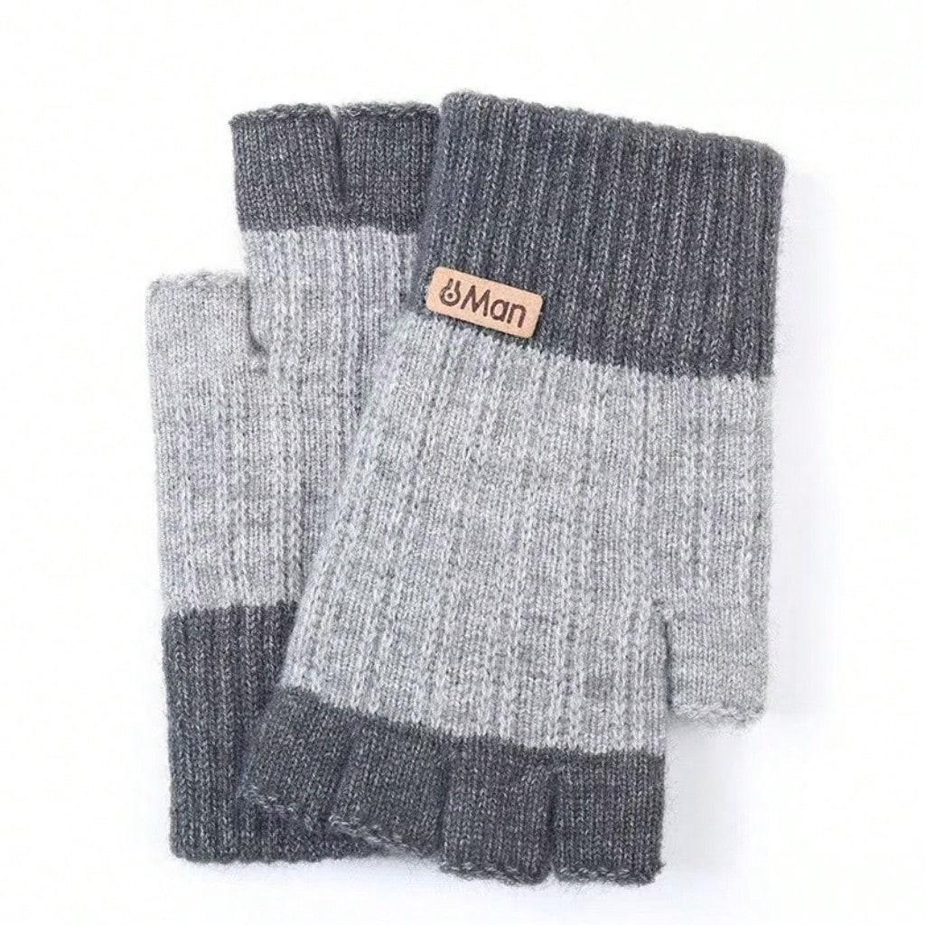 Color Blocked Half Finger Gloves for Men in Autumn and Winter To Keep Warm and Add Thick Woolen Yarn сірий колір
Color Blocked Half Finger Gloves for Men in Autumn and Winter To Keep Warm and Add Thick Woolen Yarn сірий колір