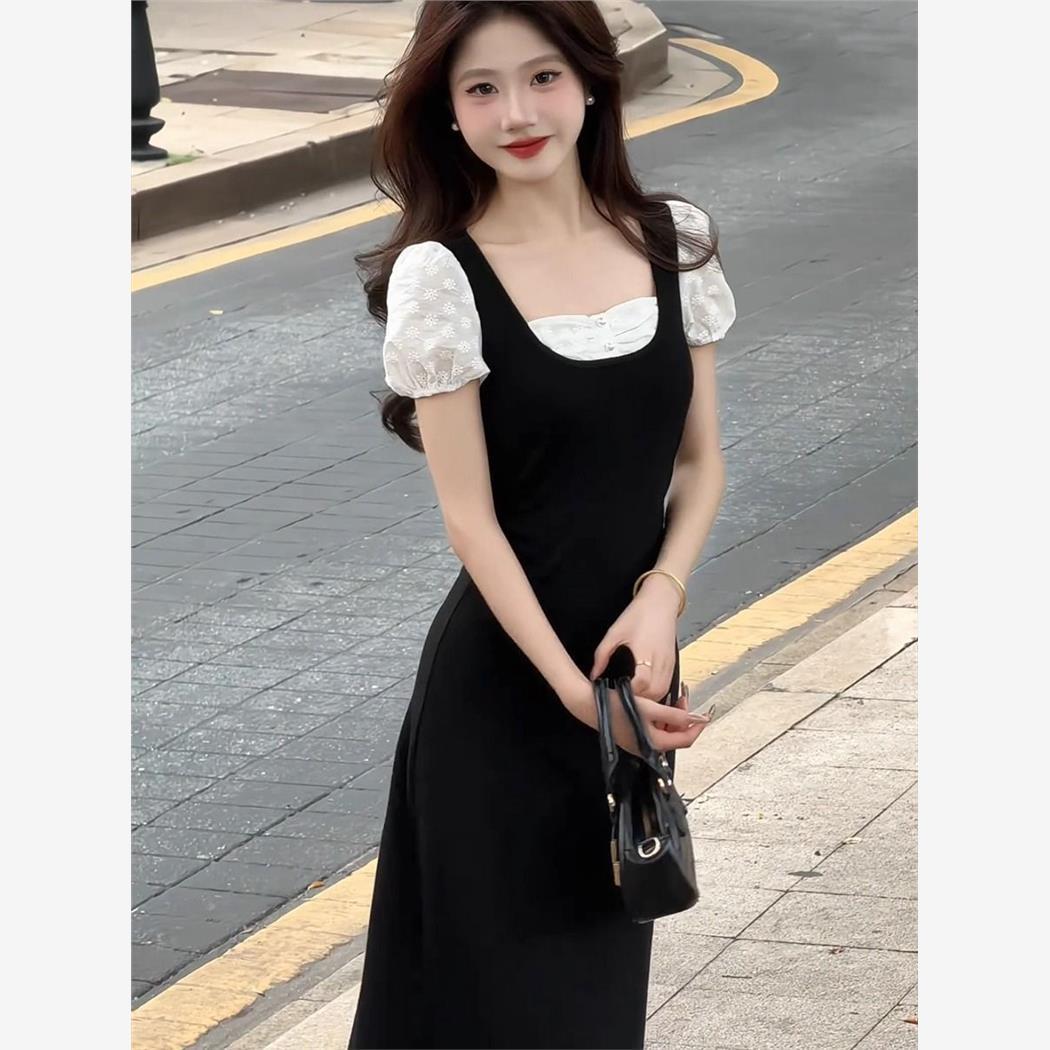 Island Breeze Puff Sleeve Faux Two-Piece Dress with Cinched Waist S (for 80-90 jin)
Island Breeze Puff Sleeve Faux Two-Piece Dress with Cinched Waist S (for 80-90 jin)