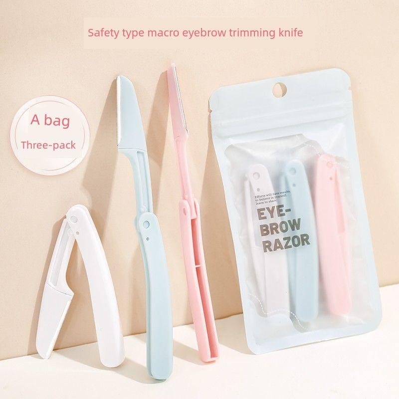 Xixi Curved Moon Macro Protecting Wire Net Men and Women Eye-Brow Knife Folding Eyebrow Trimmer Set of Three (Gj-102)
Xixi Curved Moon Macro Protecting Wire Net Men and Women Eye-Brow Knife Folding Eyebrow Trimmer Set of Three (Gj-102)