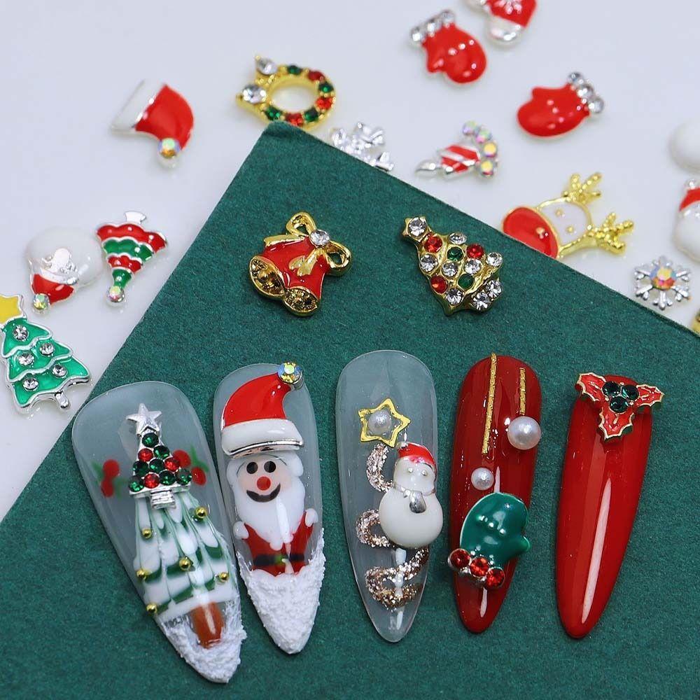 Christmas Nail Decorations Manicure Accessories Party Nail Rhinestones Christmas Nail Charms BK02
Christmas Nail Decorations Manicure Accessories Party Nail Rhinestones Christmas Nail Charms BK02
