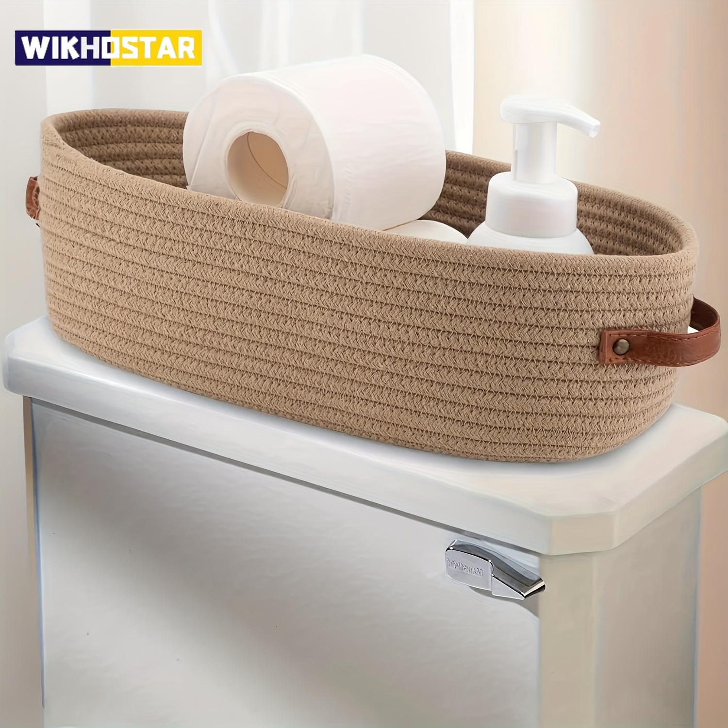 Oval Woven Bathroom Storage Basket, Multifunctional Desktop Organizer, Toilet Paper Holder, Toy Storage Basket синій
Oval Woven Bathroom Storage Basket, Multifunctional Desktop Organizer, Toilet Paper Holder, Toy Storage Basket синій