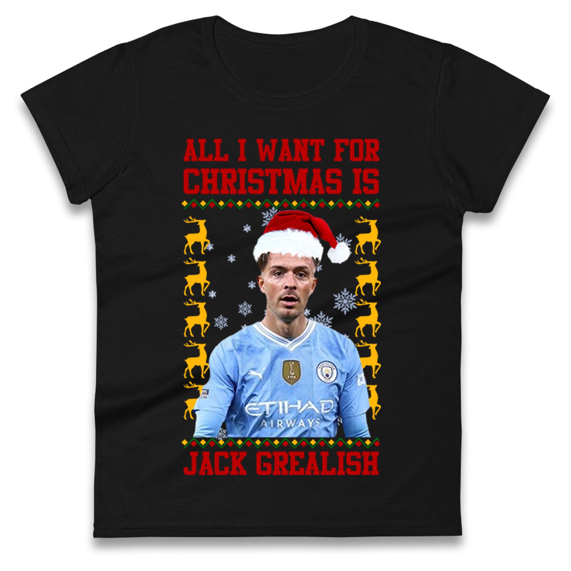 Jack Grealish Christmas Womens T Shirt Mens Tops Tees Unisex S
Jack Grealish Christmas Womens T Shirt Mens Tops Tees Unisex S