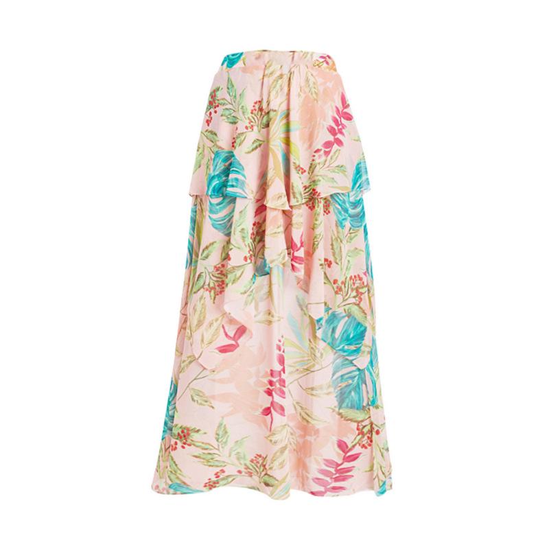 European & American Holiday Style Two-Piece Look Printed Midi Skirt Casual Beach Dress for Women XL рожевий
European & American Holiday Style Two-Piece Look Printed Midi Skirt Casual Beach Dress for Women XL рожевий