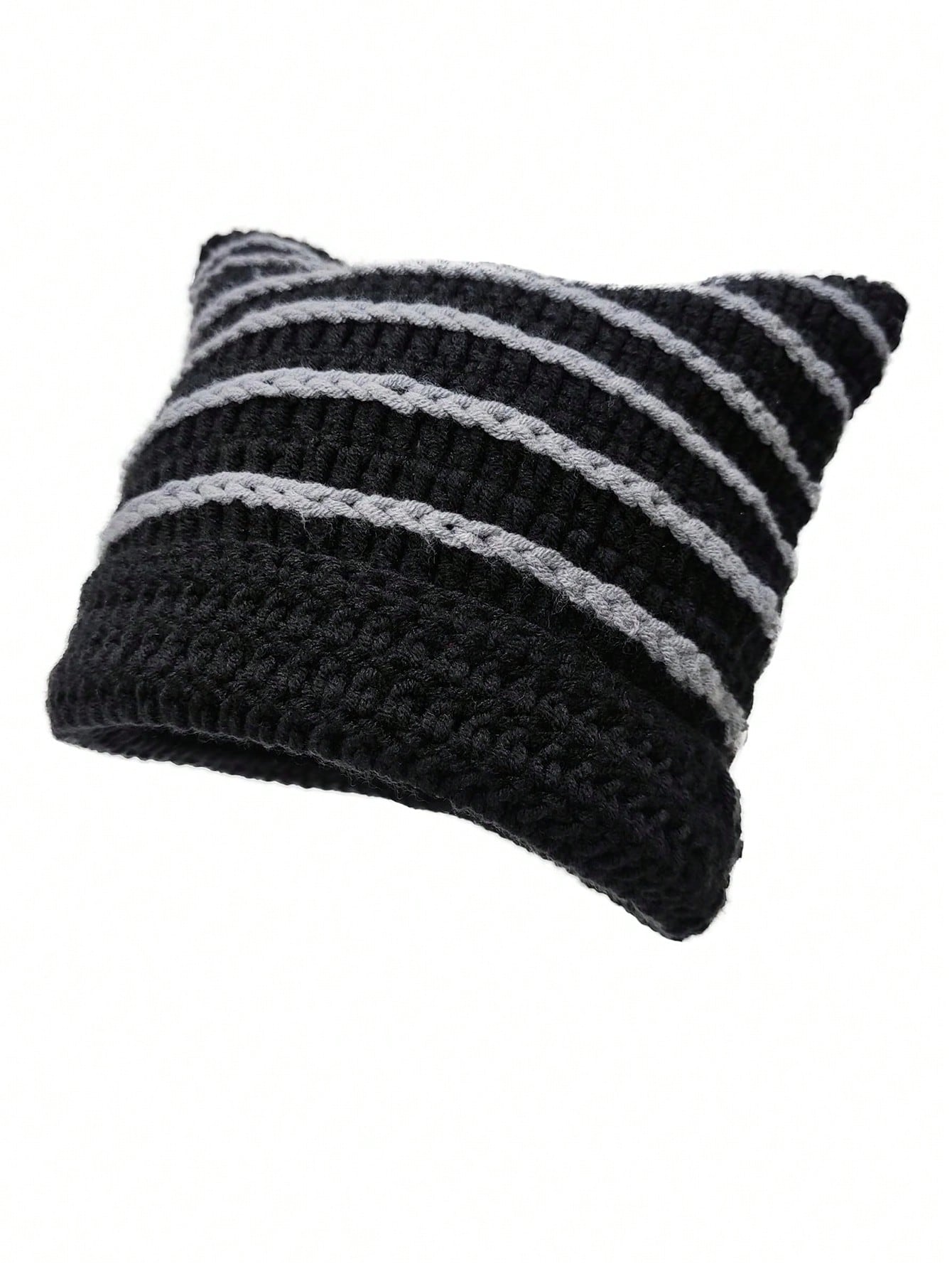 Corchet Cute Cat Ears Beanie Hat for Women Winter Striped Korean Fashion Y2K HipHop Cosplay Knitted Streetwear Men Skullies
Corchet Cute Cat Ears Beanie Hat for Women Winter Striped Korean Fashion Y2K HipHop Cosplay Knitted Streetwear Men Skullies