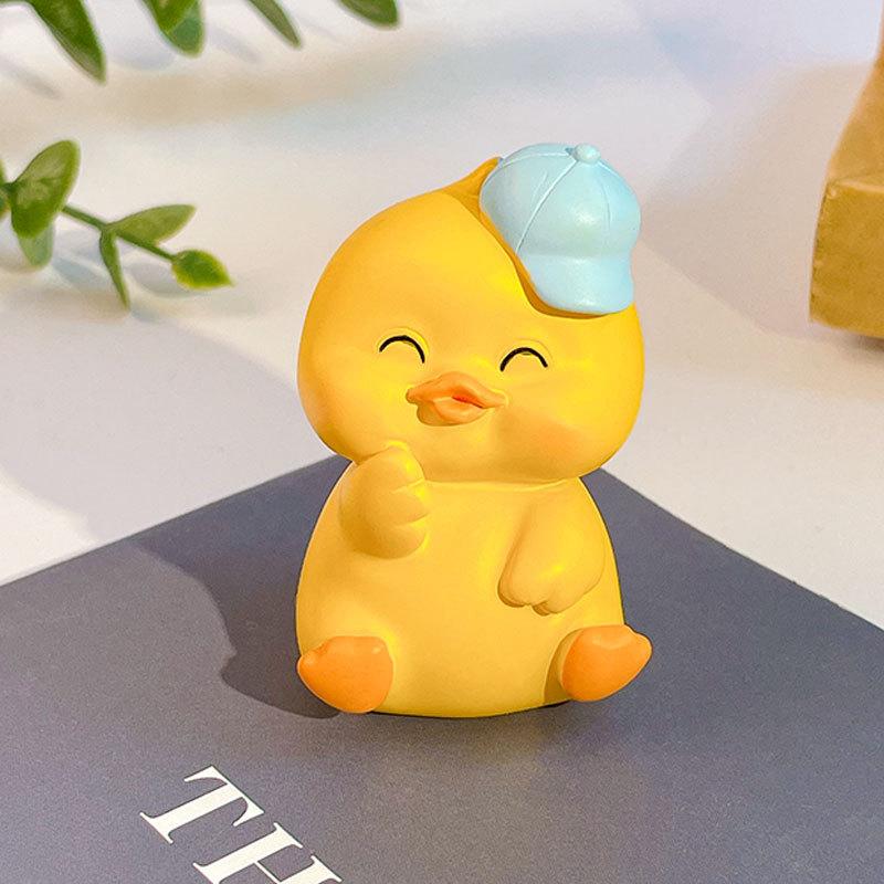 Happy Happy Duck Ornament Cute Little Duck Car Interior Decoration Creative Desktop Resin Cartoon Ornament
Happy Happy Duck Ornament Cute Little Duck Car Interior Decoration Creative Desktop Resin Cartoon Ornament