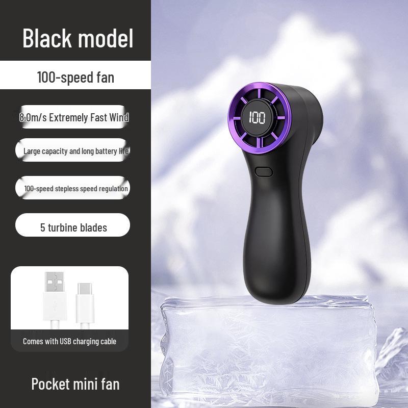 Wow-oh 100-Speed Digital Display Handheld Mini Fan - USB Rechargeable, Silent Operation, Long Battery Life 43*41*124 mm
Wow-oh 100-Speed Digital Display Handheld Mini Fan - USB Rechargeable, Silent Operation, Long Battery Life 43*41*124 mm