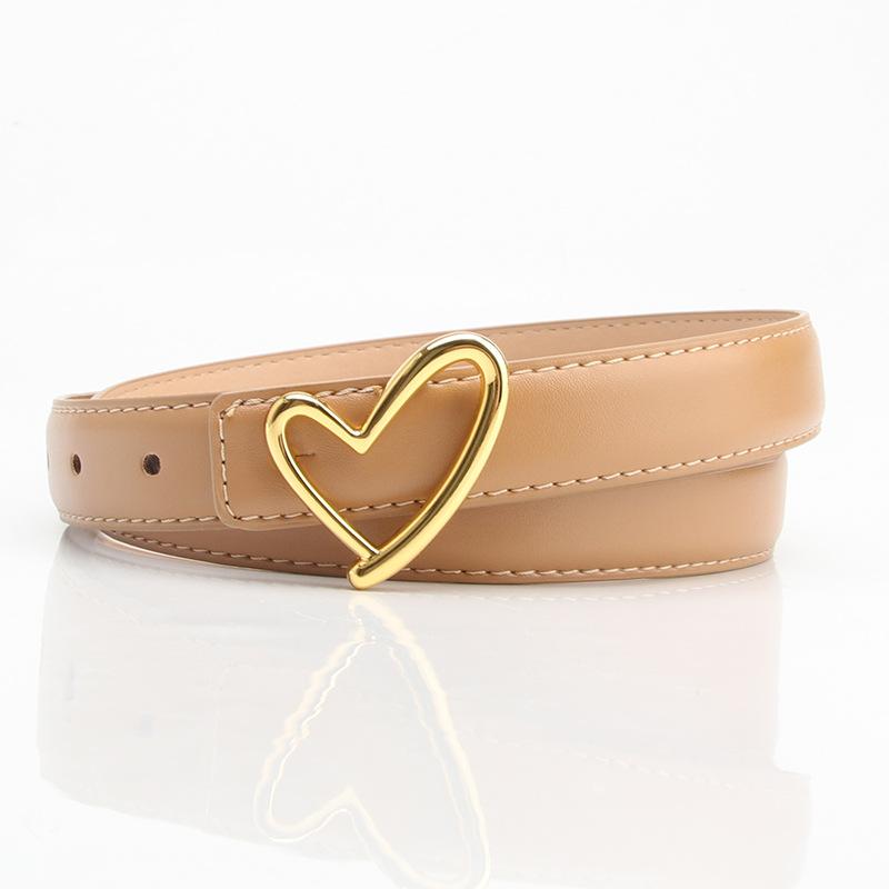 Belt for Women with Versatile Love Buckle High-end Fashion Women s Jeans Dress Pu Leather Decorative Belt
Belt for Women with Versatile Love Buckle High-end Fashion Women s Jeans Dress Pu Leather Decorative Belt