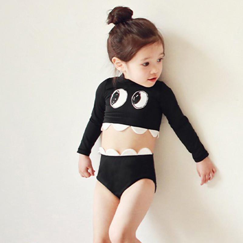 Korean-Style Cute Big Eyes High Waist Toddler Girls Swimsuit with Long Sleeves Medium чорний
Korean-Style Cute Big Eyes High Waist Toddler Girls Swimsuit with Long Sleeves Medium чорний