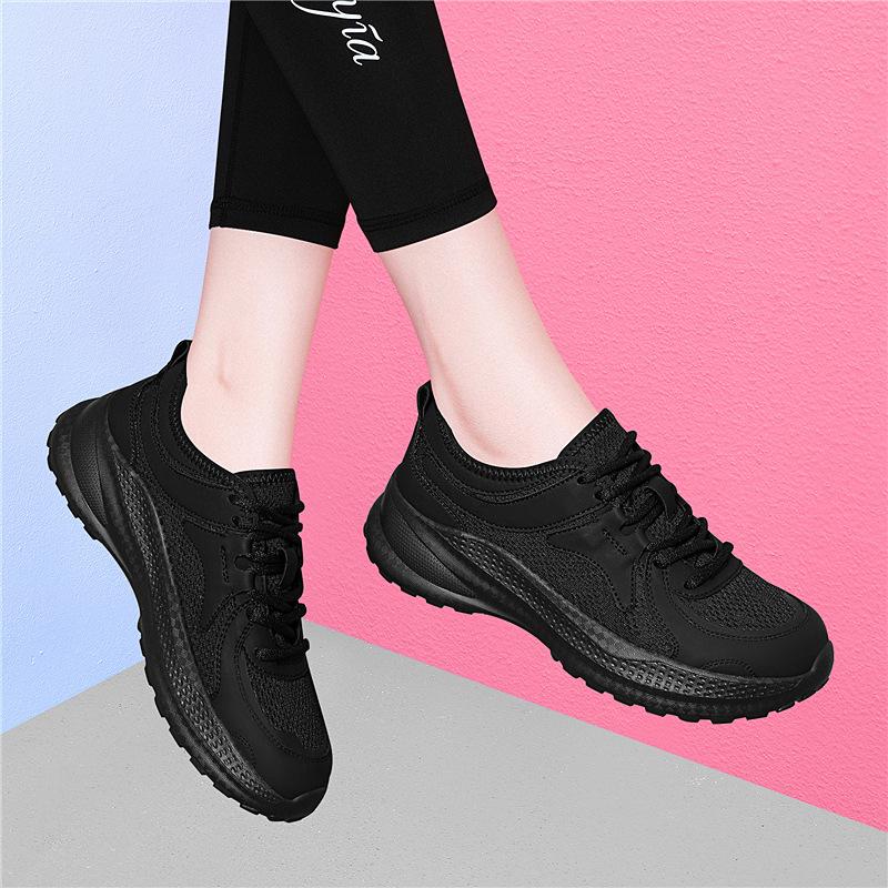 Spring and summer low-top sports casual shoes breathable thick black pull-up ring fashion light running sports women s shoes 35
Spring and summer low-top sports casual shoes breathable thick black pull-up ring fashion light running sports women s shoes 35
