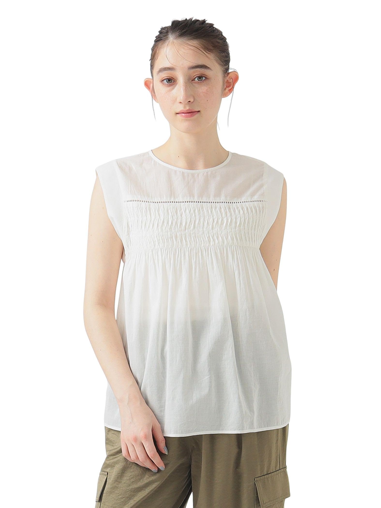 B:MING LIFE STORE by BEAMS Women s Wave Tuck Blouse (S-M) OFF WHITE M
B:MING LIFE STORE by BEAMS Women s Wave Tuck Blouse (S-M) OFF WHITE M