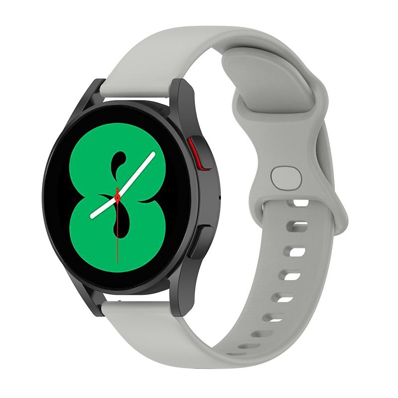 For Samsung Galaxy Watch4 40mm/44mm/Galaxy Watch Active2 40mm/44mm/Amazfit Bip 3/GTS 3 Silicone Watch Strap 20mm Adjustable Replacement Wrist Band Grey
For Samsung Galaxy Watch4 40mm/44mm/Galaxy Watch Active2 40mm/44mm/Amazfit Bip 3/GTS 3 Silicone Watch Strap 20mm Adjustable Replacement Wrist Band Grey