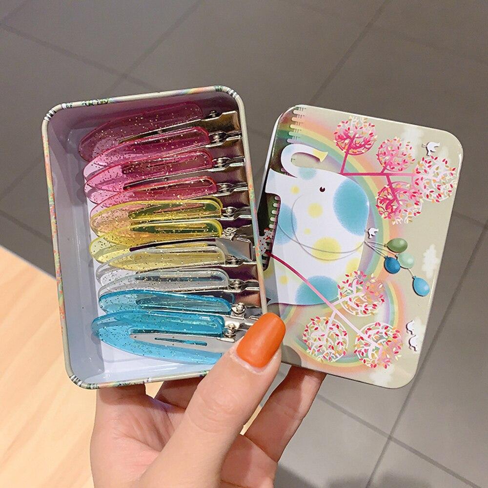 10 шт. конфетных цветов, без изгиба, бесшовные фиксирующие зажимы для макияжа, аксессуары, зажим для волос «утконос», не оставляющий следов, с железной коробкой China
10 шт. конфетных цветов, без изгиба, бесшовные фиксирующие зажимы для макияжа, аксессуары, зажим для волос «утконос», не оставляющий следов, с железной коробкой China