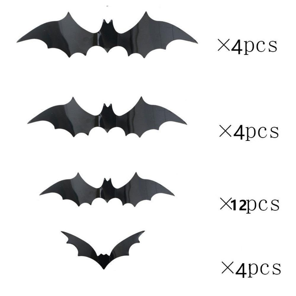PVC LED Bat Wall Stickers DIY 3D Wallpaper Decal Halloween Bat Stickers Home Decoration 24PCS
PVC LED Bat Wall Stickers DIY 3D Wallpaper Decal Halloween Bat Stickers Home Decoration 24PCS