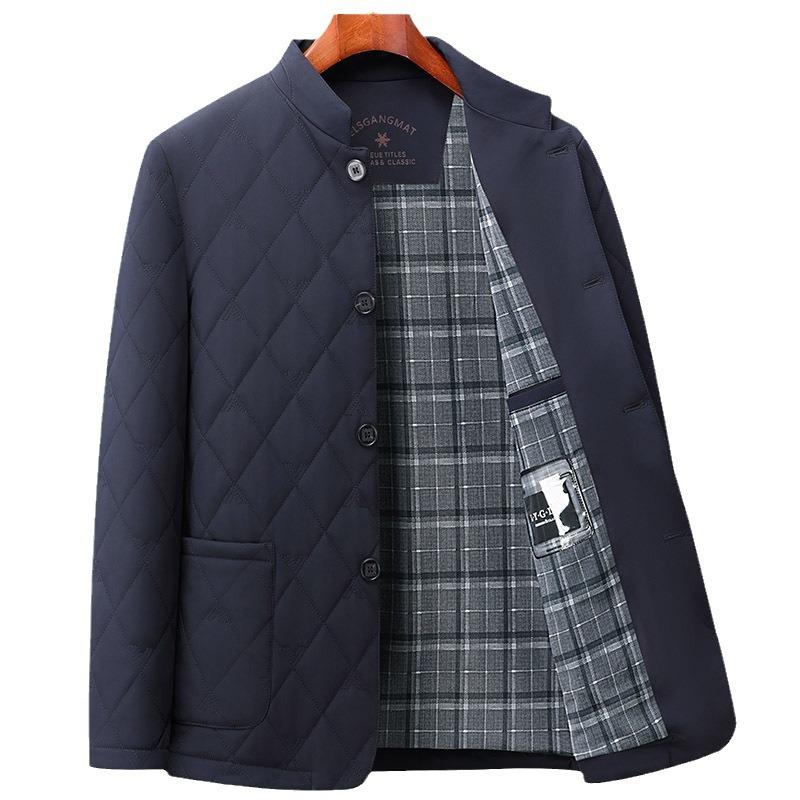 Стеганая мужская куртка средней и длинной длины с воротником-стойкой, повседневная термоодежда с стеганой подкладкой для мужчин среднего возраста, для отцов 4XL
Стеганая мужская куртка средней и длинной длины с воротником-стойкой, повседневная термоодежда с стеганой подкладкой для мужчин среднего возраста, для отцов 4XL