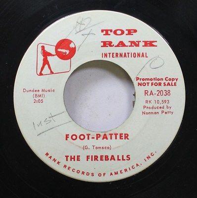 7inch Record FIREBALLS - Foot-Patter/Kissin RA2038 Top Rank Intern 1960 US Rock Used
7inch Record FIREBALLS - Foot-Patter/Kissin RA2038 Top Rank Intern 1960 US Rock Used