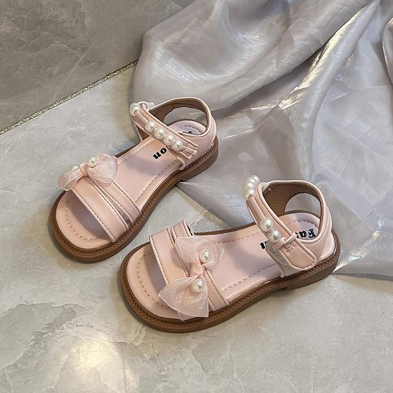 Girls Solid Open Toe Princess Sandals, Mesh Pearl Bow Cute Summer Shoes 34 рожевий
Girls Solid Open Toe Princess Sandals, Mesh Pearl Bow Cute Summer Shoes 34 рожевий