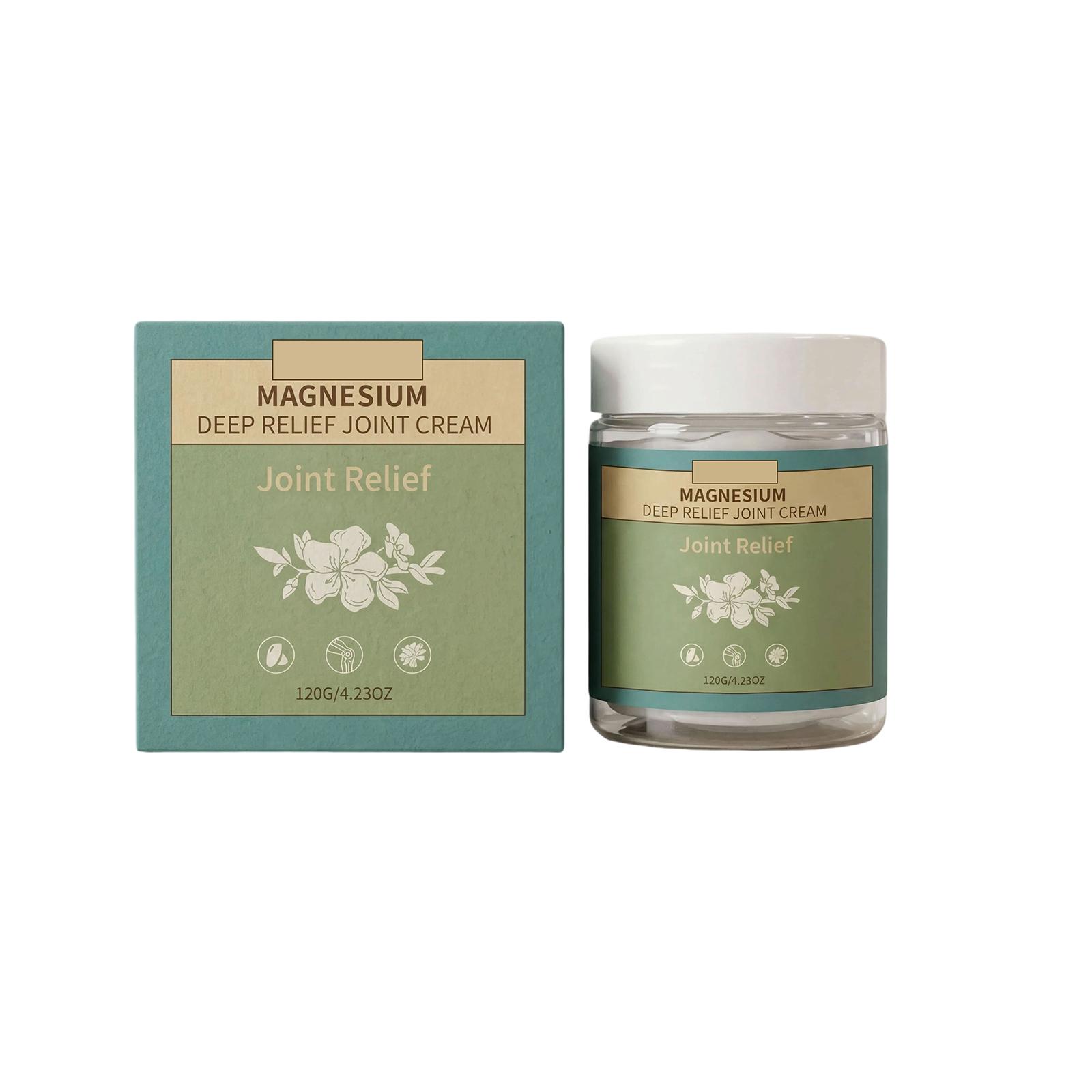 Magnesium Deep Relief Joint Cream for Targeted Joint Comfort and Muscle Support Natural Formula Suitable for Daily Use 120g One Size
Magnesium Deep Relief Joint Cream for Targeted Joint Comfort and Muscle Support Natural Formula Suitable for Daily Use 120g One Size