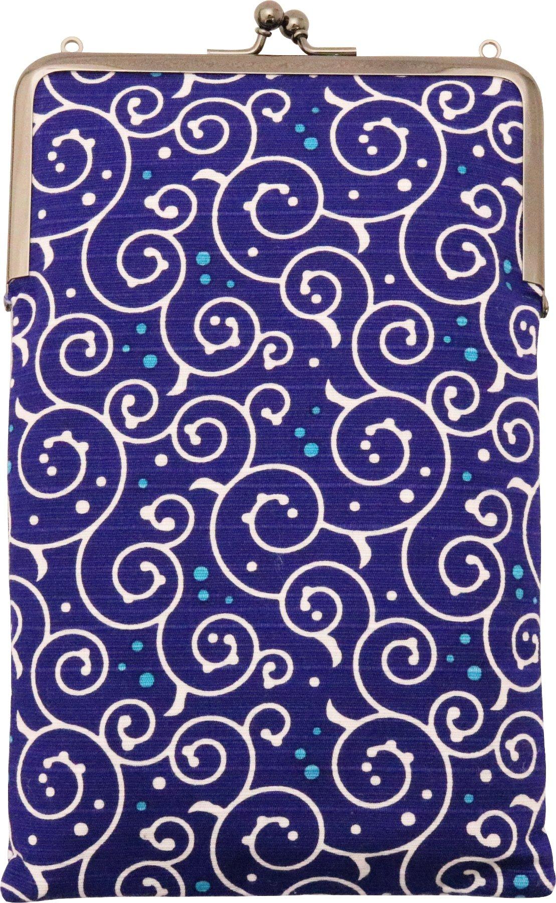 Kyosuke Made in Japan Slim Goshuincho Case with Clasp Small Item Arabesque Dot Navy Blue Closure, Pouch, Pattern,
Kyosuke Made in Japan Slim Goshuincho Case with Clasp Small Item Arabesque Dot Navy Blue Closure, Pouch, Pattern,