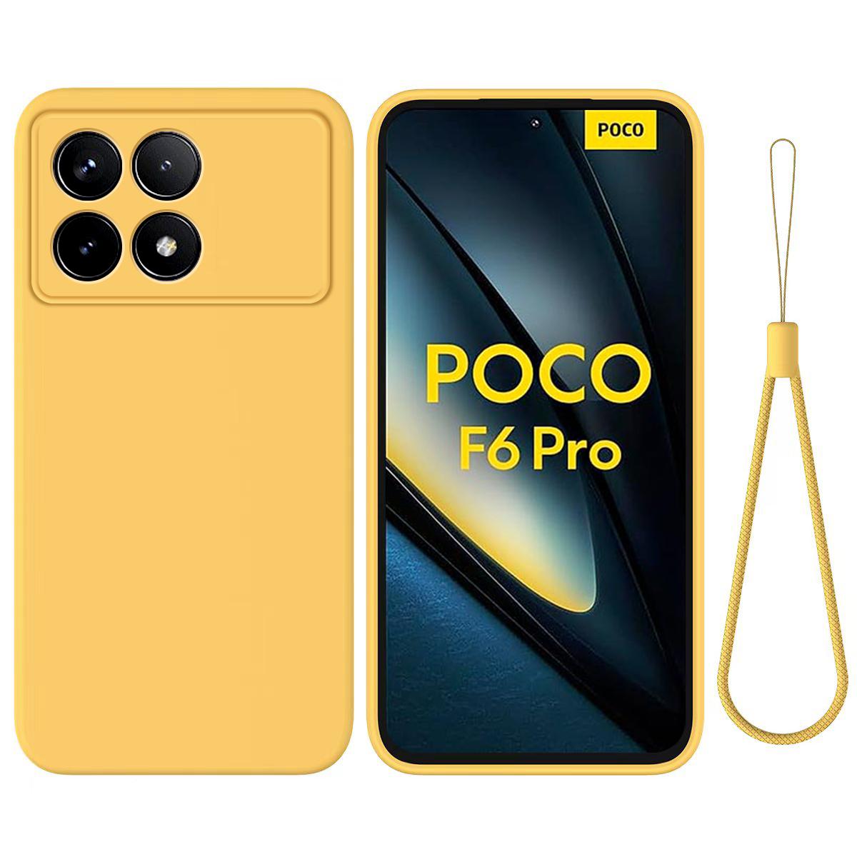 Для Xiaomi Poco F6 Pro 5G/Redmi K70 5G/K70 Pro 5G Чехол Жидкий Силикон Защита от Царапин Чехол для Телефона с Ремешком Yellow
Для Xiaomi Poco F6 Pro 5G/Redmi K70 5G/K70 Pro 5G Чехол Жидкий Силикон Защита от Царапин Чехол для Телефона с Ремешком Yellow
